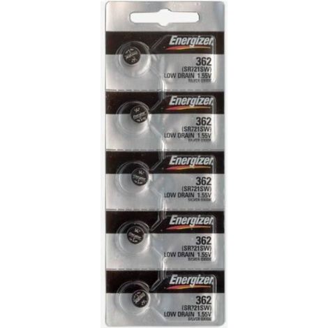 Energizer 362/361 SR721 W SR721SW 5 Montres
