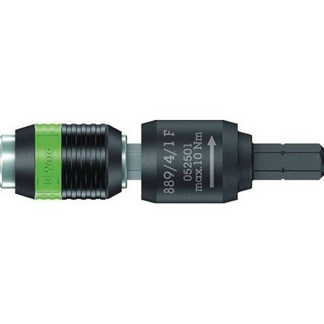 Wera  Bithalter  889/4/1  F Rapidaptor  1/4"  C 6,3  + E  6,3 Freilauf  Länge 64  mm -  5052501001 (1/2)