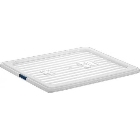Couvercle Gastronome en polypropylène 1/2 - 533x328x11mm - Matériel CHR Pro