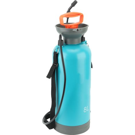 Pulvérisateur à pression 8L bleu, robuste et portable pour jardin, pelouse, parc, grand réservoir (1/5)