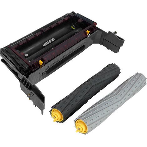 Adatto per accessori per spazzatrici iRobot, base di ricarica, telaio spazzola principale serie 5/6/7/8/9, scomparto spazzola a rullo, di DEBUNS (1/4)
