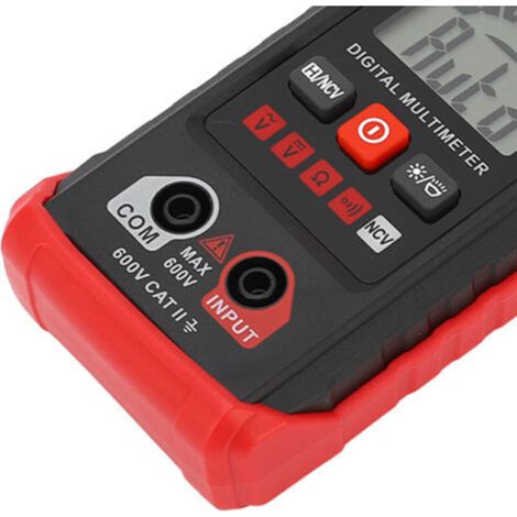 Kit multimetro digitale Crezuo 4000 Count, intelligente, ad alta precisione, con selezione automatica della portata, ohmmetro, amperometro, voltmetro, tester senza contatto-Crezuo