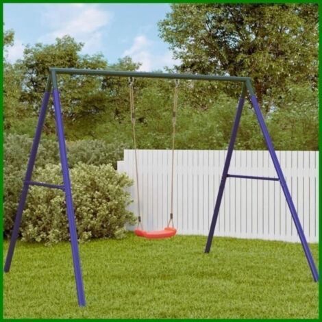 Balançoire d\'extérieur pour enfants Rouge - 37 x 16 x 9 cm - 50 kg - 3-10 ans (1/4)