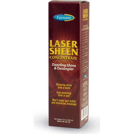 LASER SHEEN CONCENTRATE super hair polish and instant untangling tail and mane 355 ml