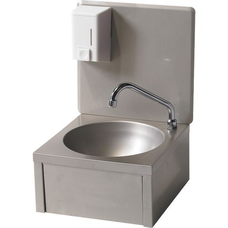Lave mains mural et distributeur savon - Diamond (1/2)
