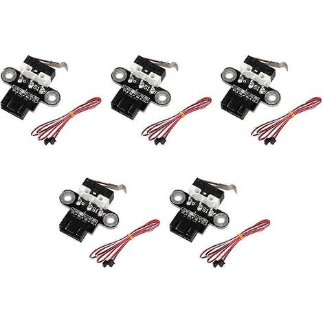 5 Stück Mini horizontaler mechanischer Endschalter mit Kontakt-Reset für 3D-Drucker-Motherboard DIY Reprap (1/5)