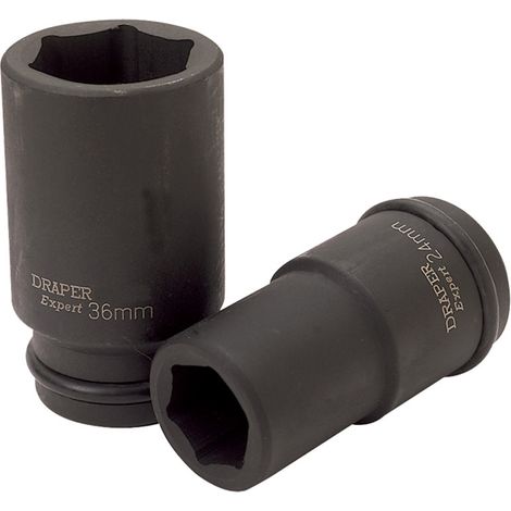 Draper Expert 24mm 3/4-Inch Square Drive Hi-Torq® 6-Point Deep Impact Socket (Model 71883) (1/5)