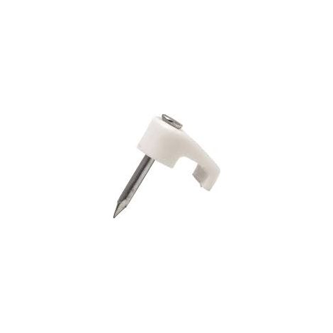 Grapa plÁstico cable plano 7,3x4,1mm