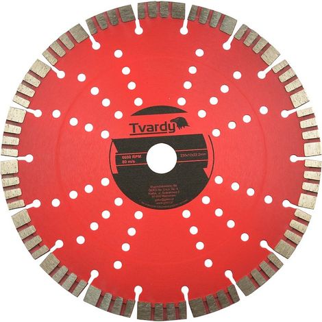 Disque diamant segmenté 230x12mm (25) (1/2)