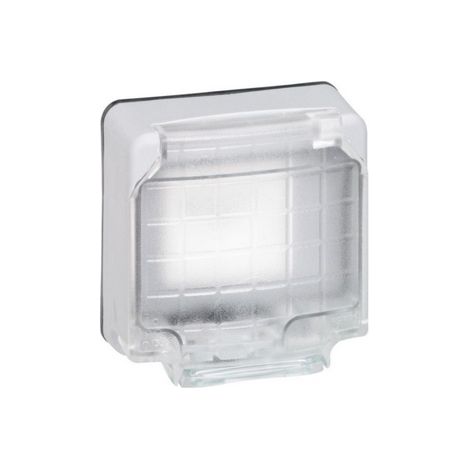 Adaptateur - Pour mécanismes 2 modules Mosaic - Composable - Gris - Plexo 66 - 90490 - Legrand (1/2)