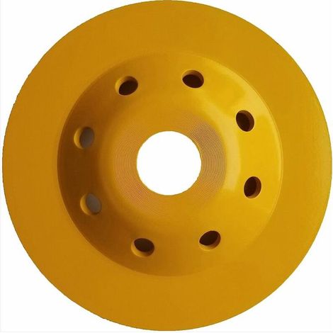 Disque de meulage pour béton diamanté 125 x 22,2 mm Plaque de meulage pour béton, granit, pierre et maçonnerie Revêtement de surface (1/2)