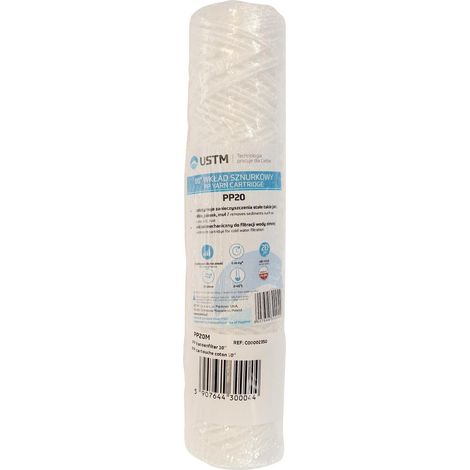 filtre cartouche ustm filter cartridge 20 microns pack 2