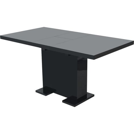Esstisch Ausziehbar Hochglanz-Schwarz vidaXL (1/5)