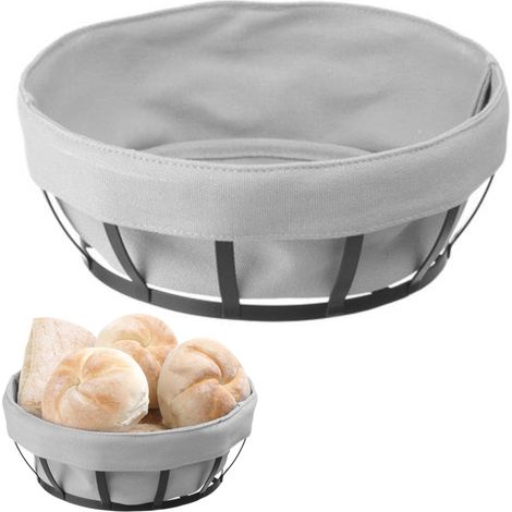 Corbeille à pain avec sachet rond 220x220x(H)80 mm - Hendi (1/3)