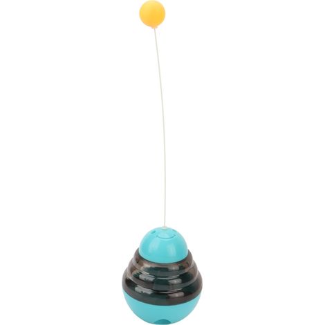 1 Distributeur de croquettes, jouet interactif anti-glouton, trous réglables, pour chat et chien (1/5)