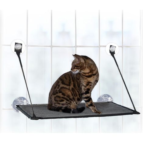 Panier sur Fenêtre à Un Étage pour Chat (1/5)