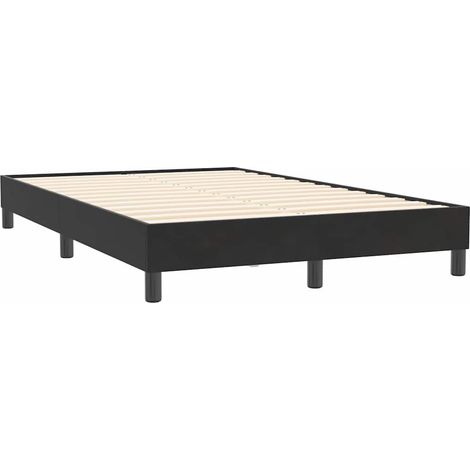 Maison Exclusive - Giroletto senza Materasso Nero 120x210 cm Velluto