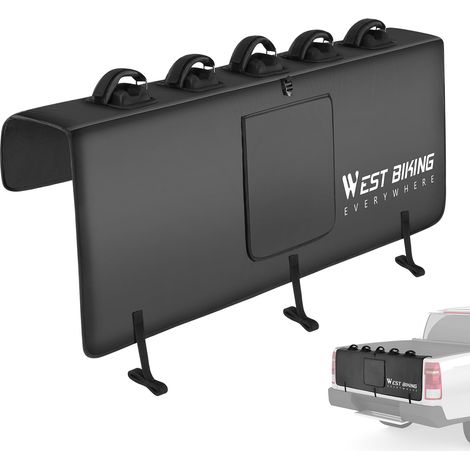 Rack de fixation de vélo pour hayon de pickup camion support de vélo accessoire de transport support de couvercle (1/5)
