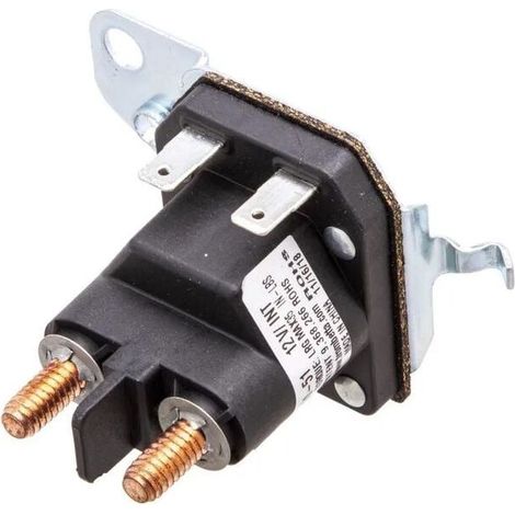 Électroaimant de démarreur pour tondeuse autoportée – Compatible avec modèles courants, en cuivre et acier, 12 V (1/2)