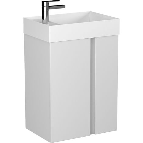 Mueble de baño UNIQ 49 x 34,5 x 63 cm en varios colores - Color: Gris claro