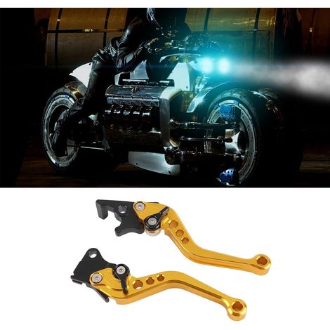 Pair of CNC Aluminum Brake Levers for Motorcycle and Drum (1/5)