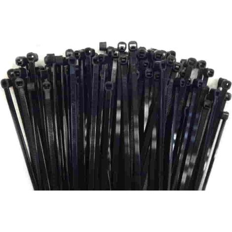 100 Kabelbinder 300x3,6mm schwarz (UV-stabilisiert) PA6.6 (1/2)
