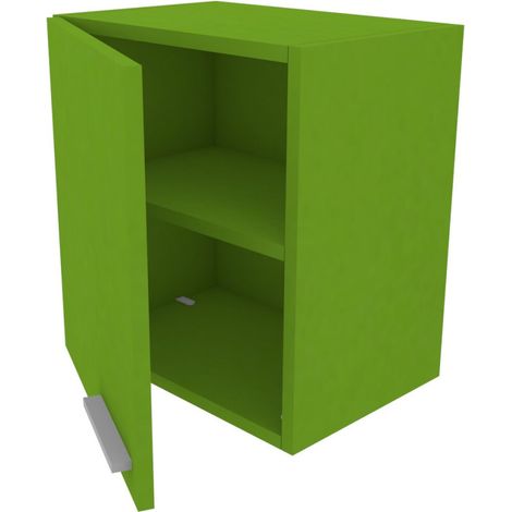 Libreria pensile moderna con anta - Design minimalista e montaggio rapido - Verde mela