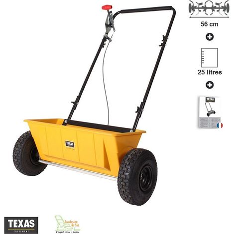 Epandeur universel pour jardin 25 litres largeur 56cm Texas Spread 200