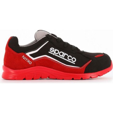 Zapatos de seguridad Sparco Nitro S3 SRC - 48 (EU) - Negro /Rojo (1/4)