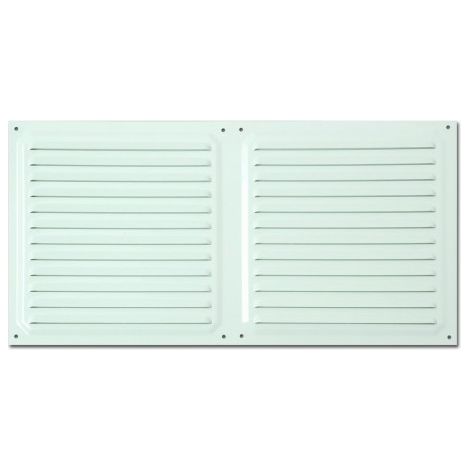 REJILLA 20X40CM LACADO BLANCO - BRINOX