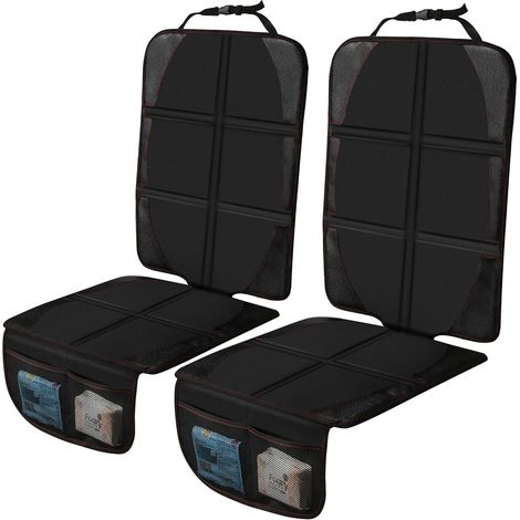 Set mit 2 dicken EPE-Autositzschonern für Hunde mit wasserdichter, rutschfester Unterseite für Babyschalen, Aufbewahrungstaschen für SUVs, Limousinen, LKWs, Leder- und Stoffsitze (1/5)
