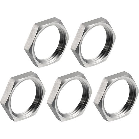 5Pcs Écrou Hexagonal de Raccord NPT 3/4" Filetage Femelle (1/4)