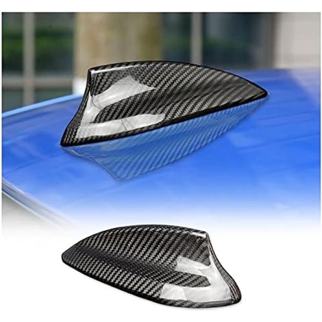 KUNGKIC Autocollant pour antenne de voiture en fibre de carbone - Accessoire extérieur - Pour BMW F22 F87 M2 F30 F35 F80 M3 G20 F32 F36 F82 M4 G30 G38 F90 M5 G11 G12 - Noir (1/5)