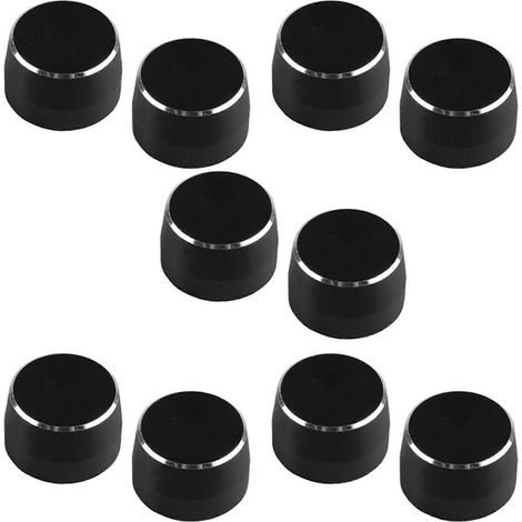 Set mit 10 Stahlabdeckungen für Lichtschalter und Lampenregler, kompatibel mit Mercedes-Benz Smart Fortwo 451 (2009-2014), dekorative Scheibenwischerabdeckungen, schwarz. (1/5)