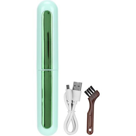 Recourbe-cils rechargeable USB, outil de curling chauffant électrique longue tenue, pour cils naturels - Vert (1/5)