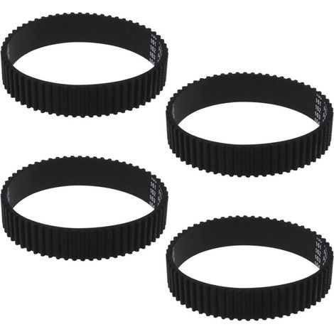 4pcs Courroie d'entraînement de Rabot Électrique X40515 Compatible avec Black & Decker KW715 KW713 BD713 Courroies de Distribution en Caoutchouc de Rabot Électrique 177mm (1/5)