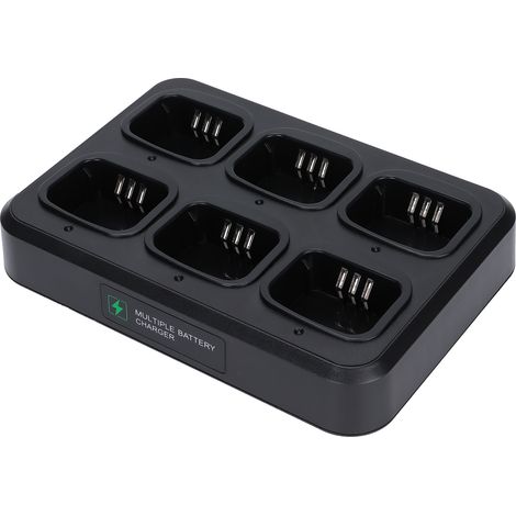 Station de charge rapide multi-batteries à six voies pour talkies-walkies Motorola (prise 110-240 VEU) (1/5)