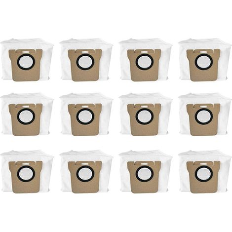Lot de 12 sacs à poussière compatibles avec les aspirateurs robots X20+/X20 Plus (1/5)