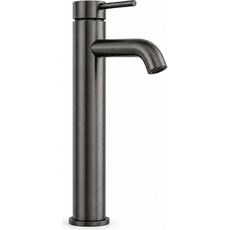 Rubinetto alto per lavabo AquaElegance in ottone canna di fucile (1/5)