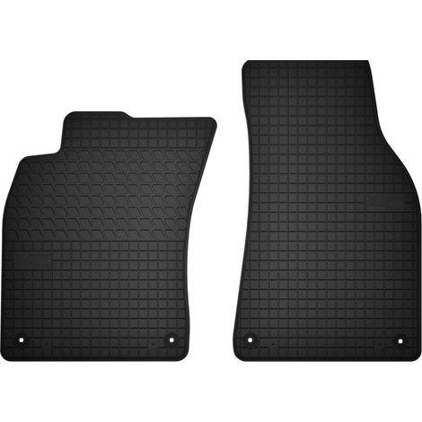 Tapis de sol avant en caoutchouc pour : Audi A6 C6 FL berline, break, Avant (de 2006 à 2011)