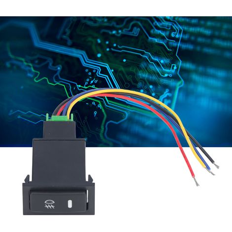Ersatzteile für LED-Schalter, 4-poliger LED-Beleuchtungsschalter, Projektor-Modifikationsschalter für Radarrekorder, Modifikation des Kabelbaums eines LED-Schalters. (1/5)