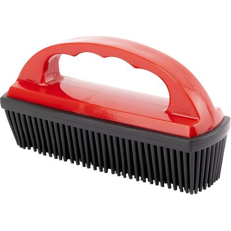 Rubber hair removal brush for upholstery, seats, textile surfaces and car interiors (1/5)