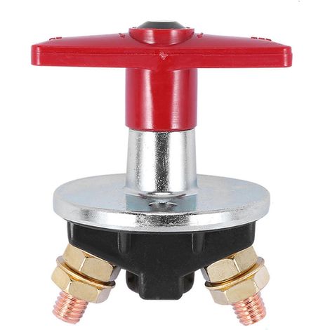 Interrupteur coupe-circuit à clé fixe 1500 A pour batterie 12 V/24 V, robuste (1/5)