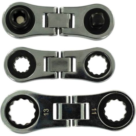 Clés busching micro articulation flexible rotation 180 degrés (1/4)