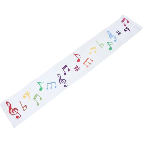 Stickers notes de musique en PVC statique pour fenêtres