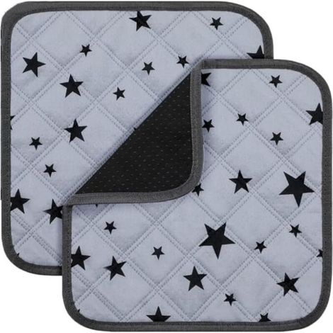 Lot de 2 doublures de cage en polaire pour cochon d'Inde, accessoires absorbants, réutilisables, lavables et antidérapants pour cages de petits animaux, hamster, lapin