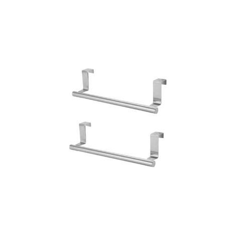 Set mit 2 hängenden Handtuchhaltern, kein Bohren erforderlich, 23,5 cm lang (1/5)