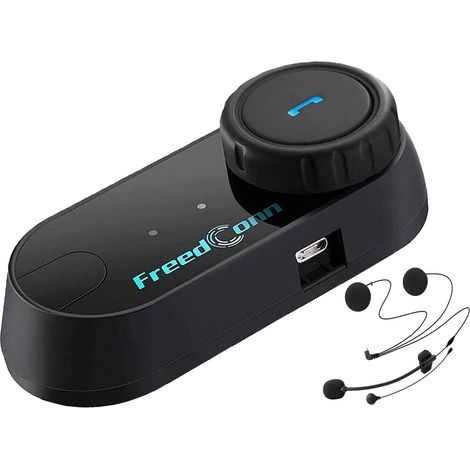 Kit de Communication Bluetooth pour Casque de Moto TCOM VB 800 m Interphone sans Fil (1/5)