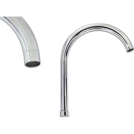 Trade Shop - Mezclador De Barra De Reemplazo Toque Fregadero De Cocina Canna High Chrome 30cm -