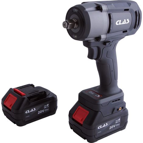 Boulonneuse 1/2" 1180nm 20v brushless + 2 batteries 4ah + chargeur - PW 1180 - CLAS Equipements